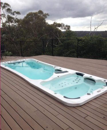 Плавательный спа бассейн Vortex Spas Hydrozone Exterme Плавательный спа бассейн Vortex Spas Hydrozone Exterme