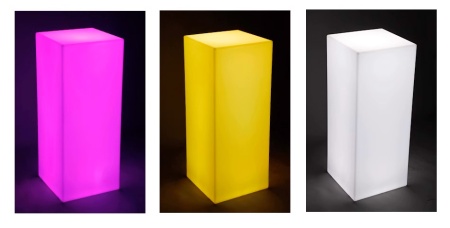 Светильник Колонна 30х115  питание от АКБ, RGB