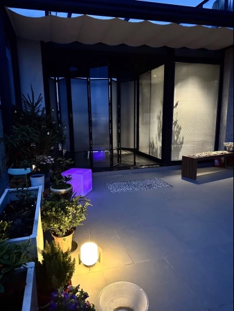 Светильник Куб 80 питание от сети 220В, RGB