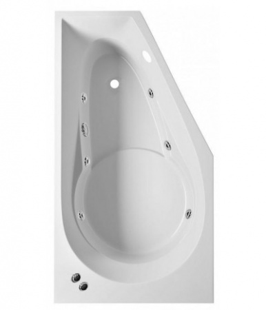 Ванна Riho Yukon 160x90 с гидромассажем (Левая)